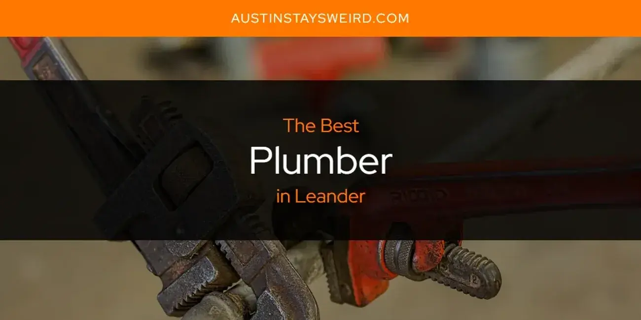 Leander's Best Plumber [Updated 2024]