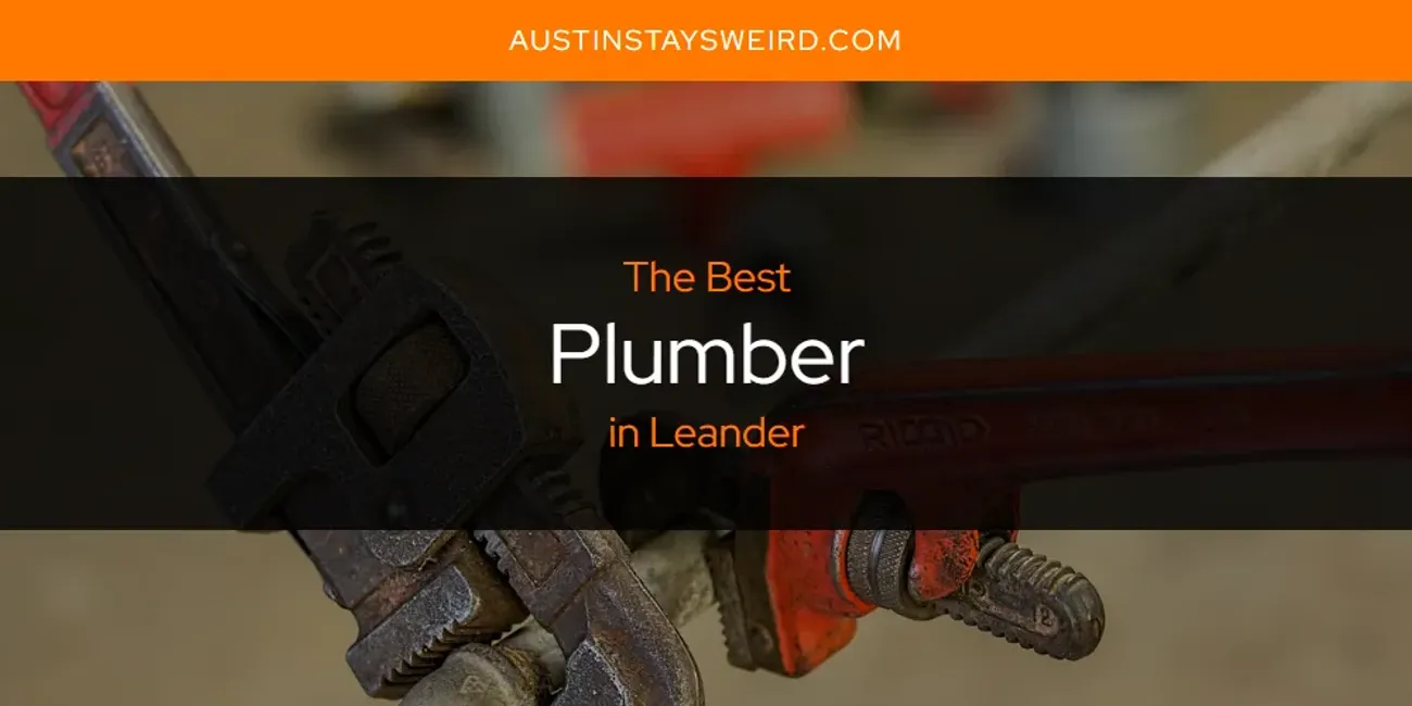 Leander's Best Plumber [Updated 2025]